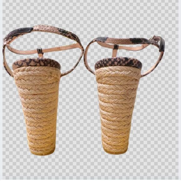 Fendi Maryjanes with Black and Pink Wedge Platform Espadrilles. No Flaws. - Picture 9 of 17